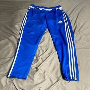 Adidas joggers, large, Blue/white